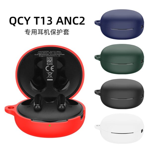 کاور سیلیکونی هندزفری شیائومی مدل QCY T13 ANC2